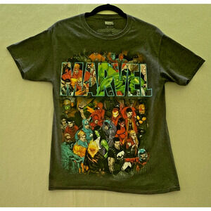 Marvel Mens Size Small T Shirt Marvel Comics Group Graphic Short Sleeve Grey